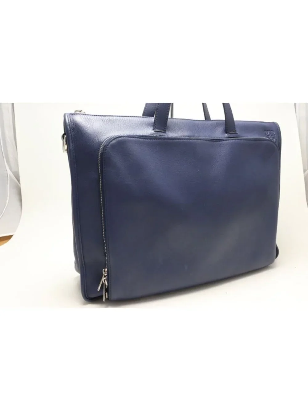 Loewe Anagram Leather Business Briefcase